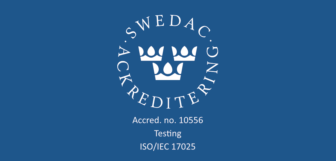 Ackrediterade enligt ISO-17025